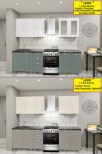 Bucătărie modulară „Elena” 2.0m cu fațadă MDF-2 (pelicula) - imagine 3