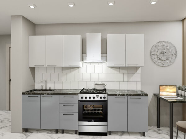 Lena 2,0 Y-1 Bucatarie „Lena” 2,0 m cu fatade PAL. Seria „Y”. - imagine 1