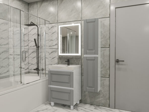 Набор в ванную  "Lilia  60-147" (кр/дсп). — изображение 6