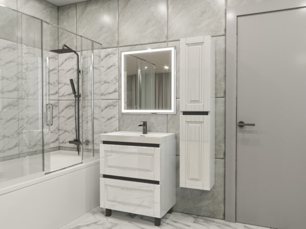 Набор в ванную  "Lilia  70-147" (кр/дсп). — изображение 1