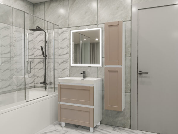 Набор в ванную  "Lilia  70-147" (кр/дсп). — изображение 6