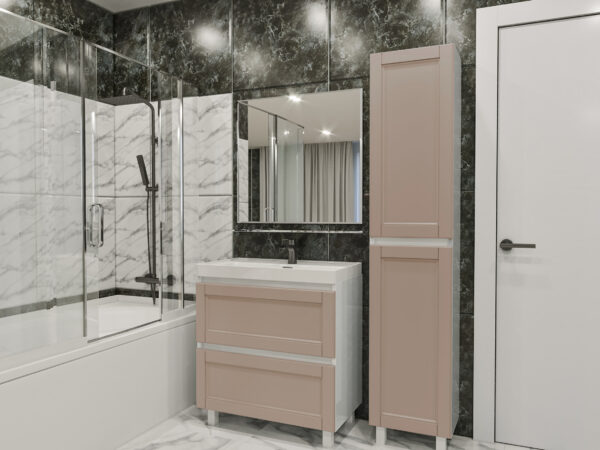 Набор в ванную  "Lilia  80-193" (кр/дсп). — изображение 5