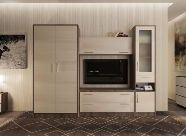 Mobilier perete "Lora (ТV-1м)" 2.4m - imagine 1