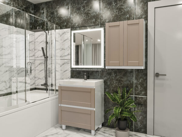 Lotos 70-60 (кр,кр) Capuc Set de baie "Lotos 70-60" (vp/pal). - imagine 6