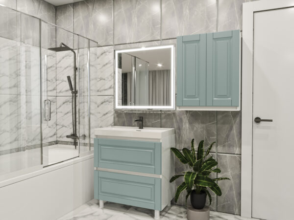 Lotos 80-60 (кр,кр). Кл Zel Set de baie "Lotos 80-60" (vp/pal). - imagine 3