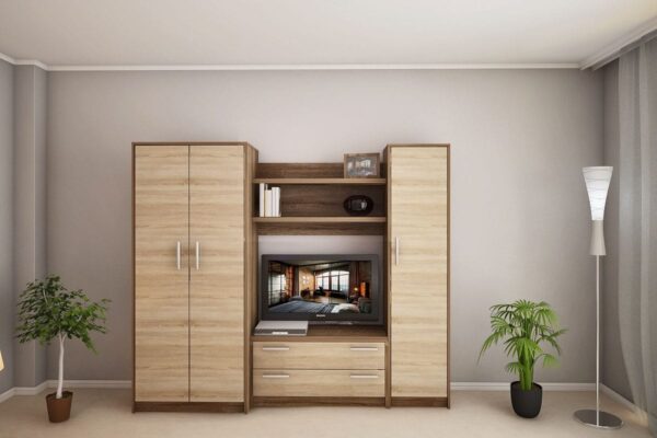 Стенка "Луч 1" 2,25м из ЛДСП — изображение 1