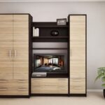 Стенка "Луч-2" 2,45м из ЛДСП (ТВ-1.2м)