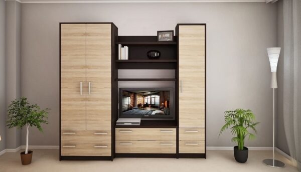 Mobilier perete"Luci-2" 2,45m  (ТV-1.2м) - imagine 1