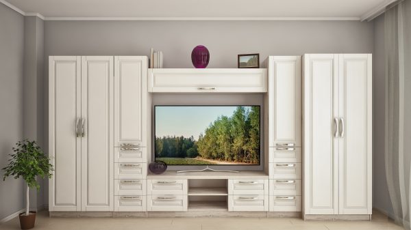 Людмила Frez ТВ-1,5 м 3.9 м (К)  Living Liudmila-Mini F (TV-1.5m) (3.9 m) Frezare MDF - imagine 1