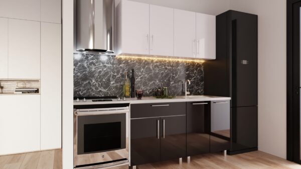 mini-1.6-chern-bel.jpg Bucătărie modulară "Mini" 1,6m cu fațadă MDF luciu (High Gloss) - imagine 10