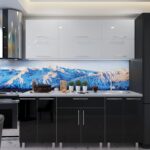 Кухня "Модерн" 1.8м  с фасадами из глянцевых панелей МДФ (High Gloss)