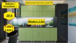 Bucătărie modulară "REDUCERE - 2,0 м"(Modern) cu fațadă MDF (High Gloss) - imagine 2