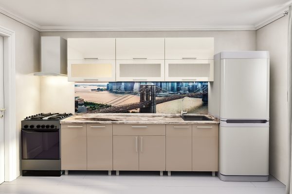 ModerN 2.4 BEJ Capucino Кухня "Модерн" Стекло 2.4м  с фасадами из глянцевых панелей МДФ (High Gloss) — изображение 10