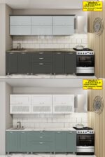 Кухня "Модерн" 2.2 м с фасадами из МДФ-2 (плёнка) — изображение 4