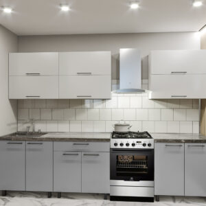 Bucătărie modulară "Modern" 2.2m  cu fatade PAL. Seria „Y”.