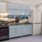 Кухня «Модерн-Мини» 1,2м с фасадами из МДФ(глянец)