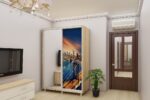 Dulap glisant D-140 (1.4m) Imprimare foto 1/2 (usa) - imagine 12