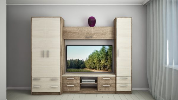 Надежда -2 (2,8 м),(тв=1,5м) без полки. Стенка "Надежда-2 (ТV-1,5м)" 2.8м — изображение 1