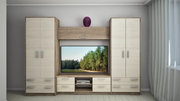 Mobilier perete «Nadejda-2 (ТV-1,5m)» 3.2m - imagine 1