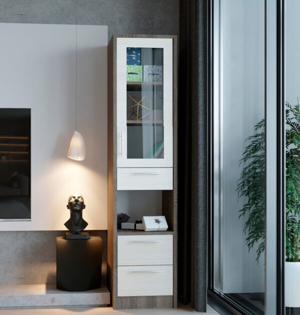 p-433-steklo-trjufel-z-obrez-1.jpg Penal P-43(3) cu sticla - imagine 1