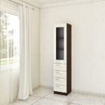 Пенал ПХ-40(4 ящ.) со стеклом