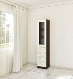 Пенал ПХ-40(4 ящ.) со стеклом