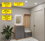 Mobilier antreu "AZ-59" - imagine 2