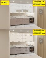 Bucătărie modulară „Prima-Maxi” 2.8m cu fațadă MDF-2 (pelicula). - imagine 3