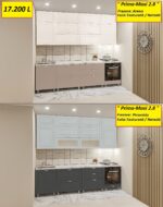 Bucătărie modulară „Prima-Maxi” 2.8m cu fațadă MDF-2 (pelicula). - imagine 2