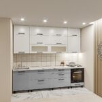 Bucătărie modulară „Prima-Maxi” 2.8m cu fatade PAL. Seria „Y”.