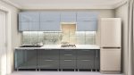 Bucătărie modulară "Quadro" 3.0m cu fațadă MDF (High Gloss) - imagine 11