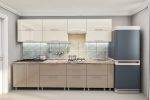 Bucătărie modulară "Quadro" 3.0m cu fațadă MDF (High Gloss) - imagine 4