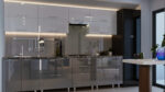 Bucătărie modulară "Quadro" 3.0m cu fațadă MDF (High Gloss) - imagine 19