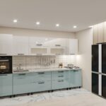 Кухня «Рондо» 3,4м с фасадами из глянцевых панелей МДФ (High Gloss)