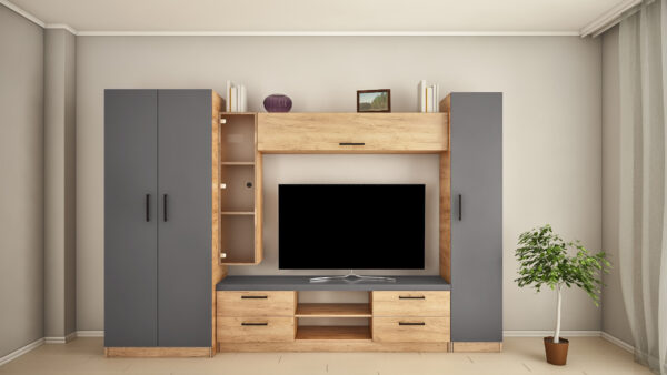 Living Elena -Z cu sticla (ТV-1,5m) 3,0m - imagine 1