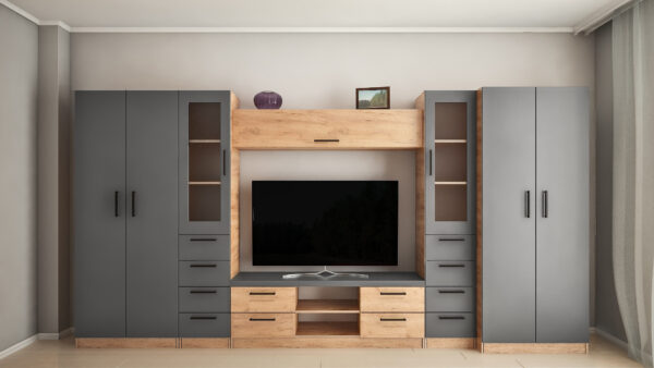 Living Liudmila Mini-Z cu sticla (ТV-1,5m) 3,9m - imagine 1