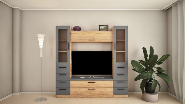 Perete living Z-5 (TV-1,2m) 2,0m - imagine 1