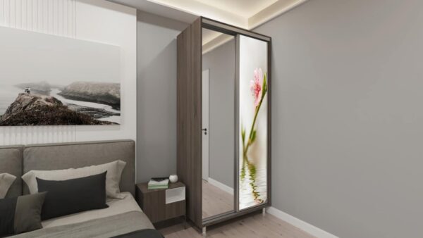 Dulap glisant D-100 (1.0m) Imprimare foto 1/2 (usa) - imagine 1