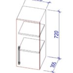 Dulap de bucătărie superior VS-30/ВШ-30