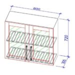 Dulap de bucătărie superior VS(s)-80b/ВШ(с)-80б