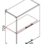 Верхний кухонный шкаф VSV-60(2)/ВШВ-60(2)