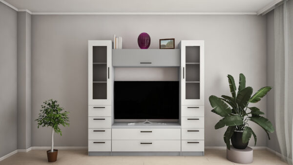 Perete living Y-5 (TV-1,2m) 2,0m - imagine 1