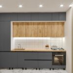 Bucătărie "Yarus" (pal,mânere-GOLA,dulap de bucătărie).