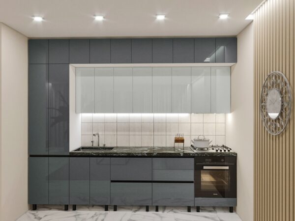 Кухня «Ярус» (МДФ-глянец,ручки-GOLA,пенал). — изображение 3