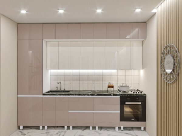 Кухня «Ярус» (МДФ-глянец,ручки-GOLA,пенал). — изображение 2