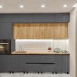 Bucătărie "Yarus-LUX" (pal,mânere-GOLA)