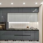 Bucătărie "Yarus-LUX" (MDF-lucioasă,mânere-GOLA).