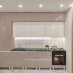 Bucătărie "Yarus-LUX" (MDF-lucioasă,mânere-GOLA,dulap de bucătărie).