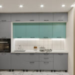 Bucătărie "Yarus" (MDF-mat,mânere).