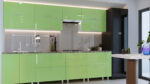 Bucătărie modulară "Quadro" 3.0m cu fațadă MDF (High Gloss) - imagine 13